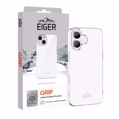 Picture of Eiger Eiger Grip Case for Apple iPhone 16 in Clear