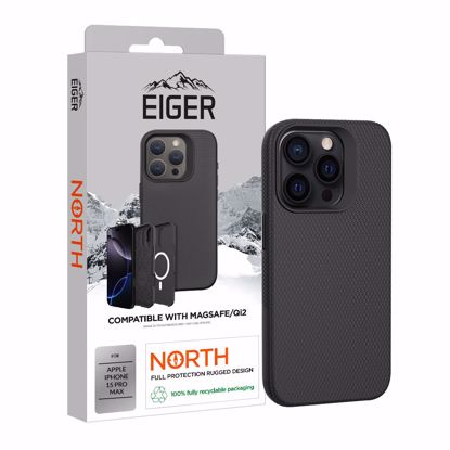 Picture of Eiger Eiger North Magsafe Case for Apple iPhone 15 Pro Max in Black